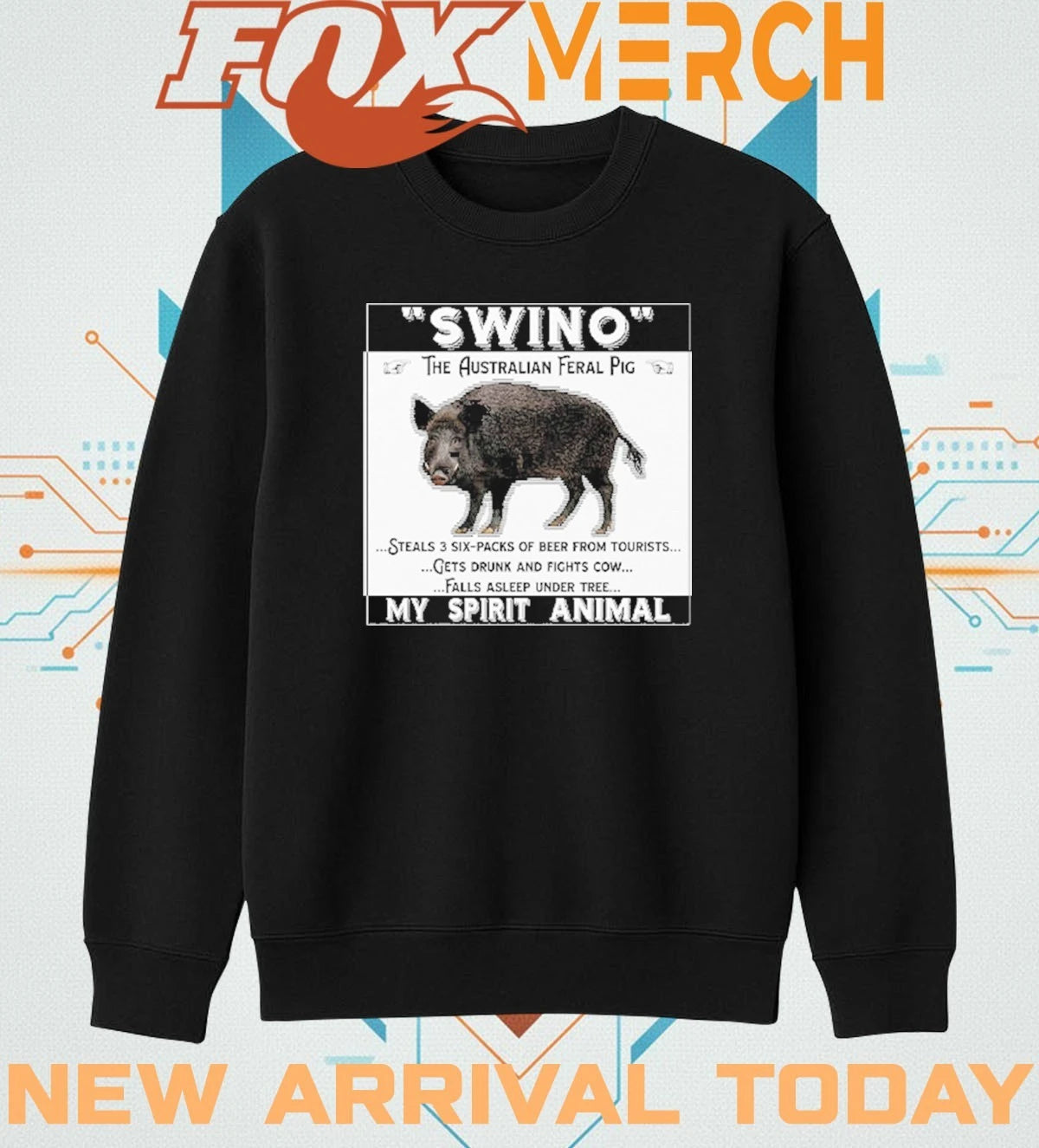 Swino the Australian feral pig my spirit animal t-shirt