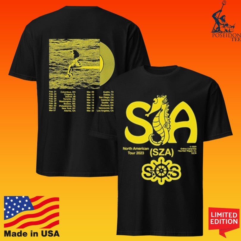Sza Sos Merch Sza Seahouse Tour T-shirt