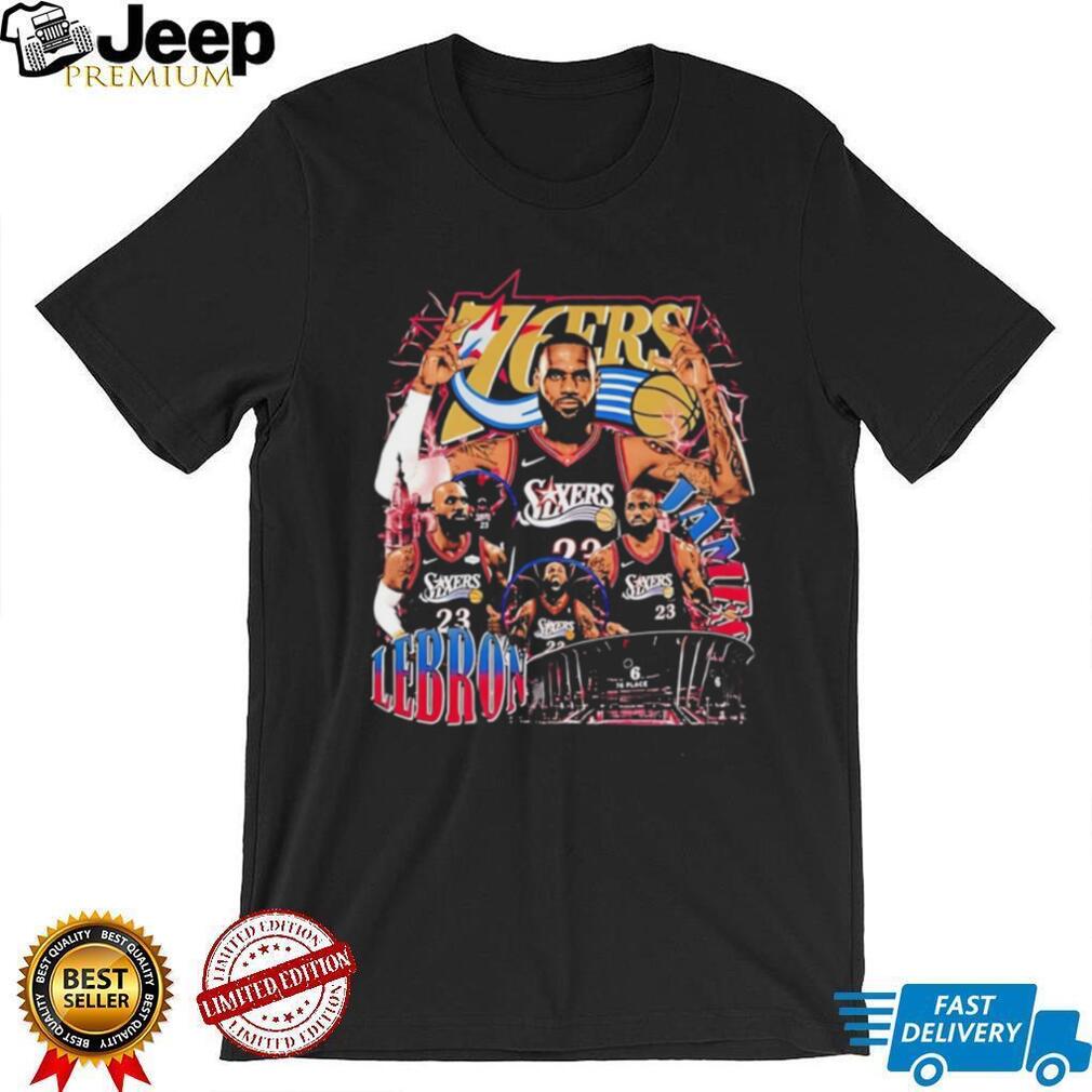 LeBron James Philadelphia 76ers bootleg vintage shirt