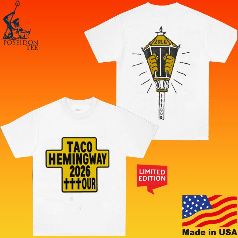 Taco Hemingway 2026 Tttour Uwieziony T-shirt