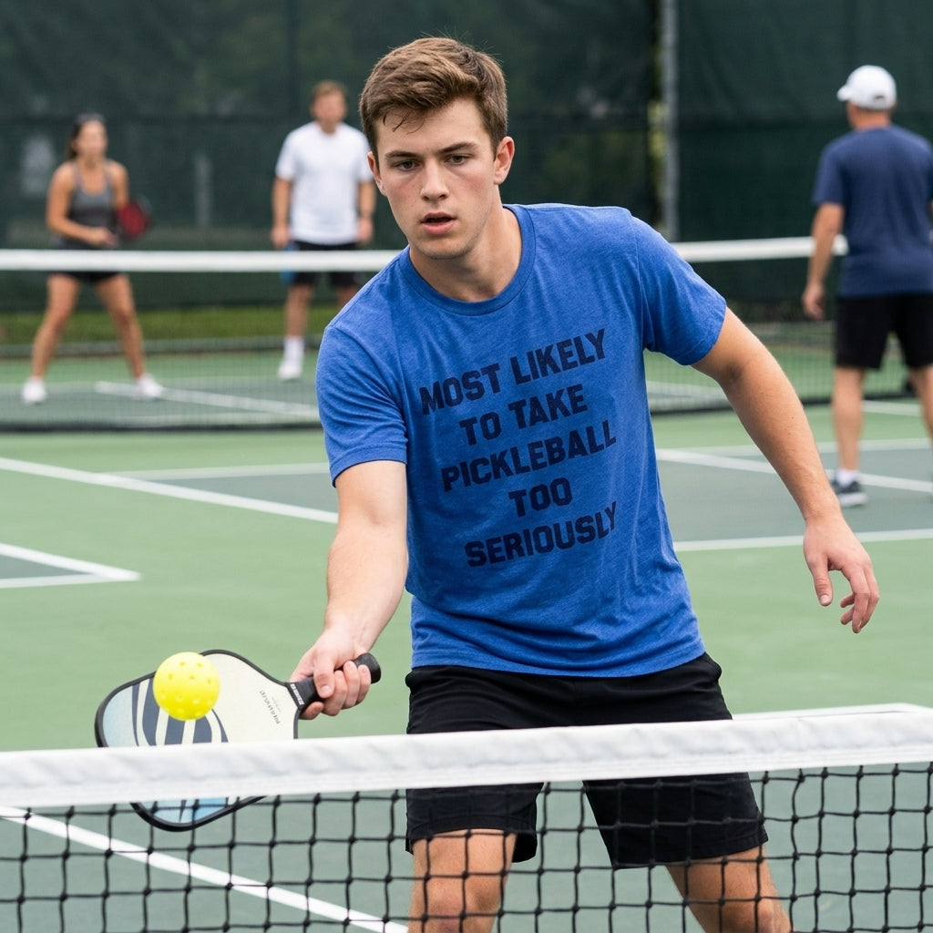 Most Likely To Take Pickleball Too Seriously Men's T Shirt