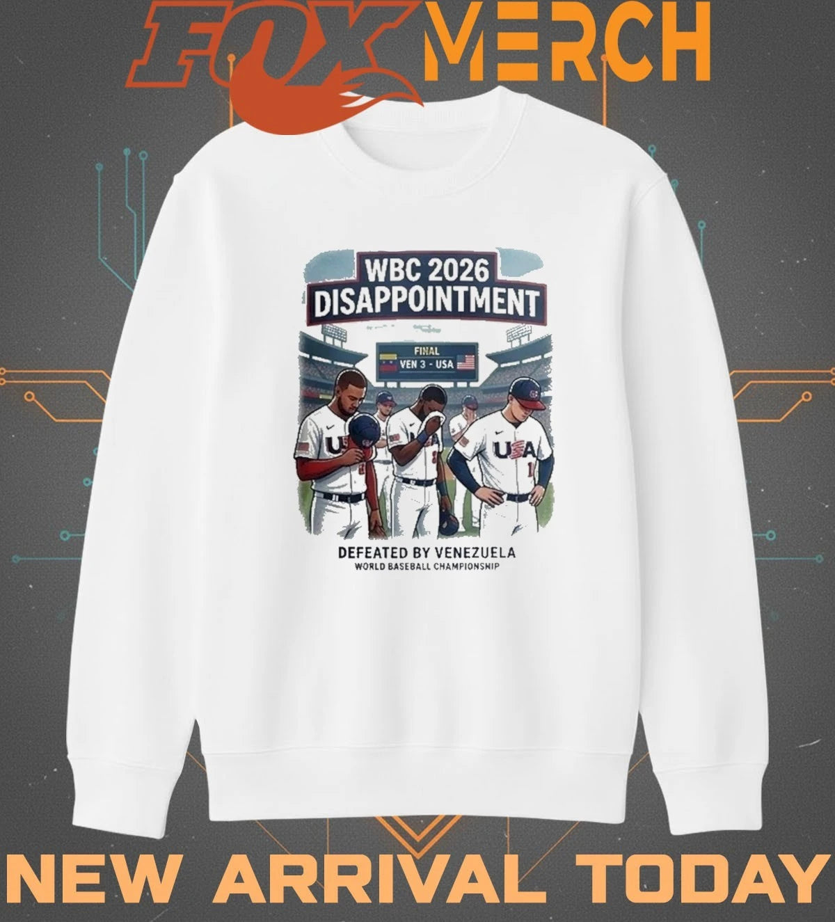 Team USA lost Venezuela World baseball classic Championship 2026 sport t-shirt