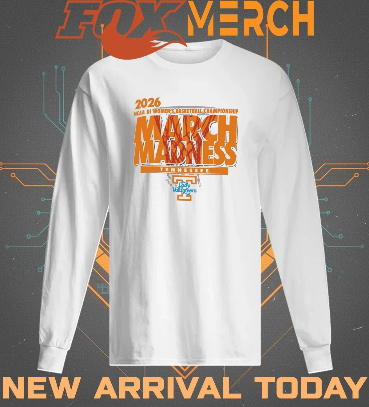 Tennessee Volunteers 2026 NCAA DI Women’s Basketball Championship March Madness shirt