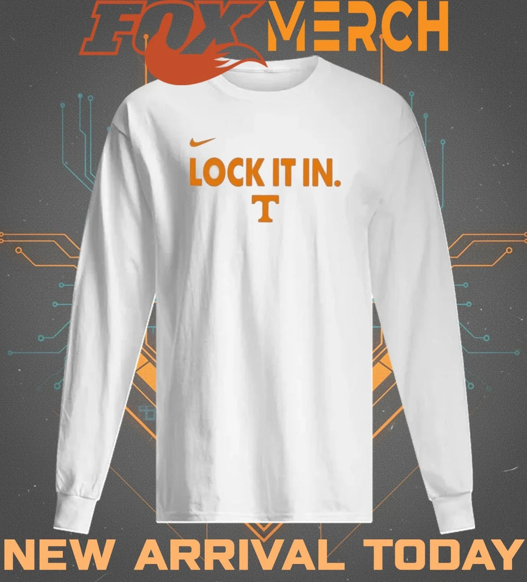 Tennessee Volunteers Lock It In Basketball Postseason Bench t-shirt