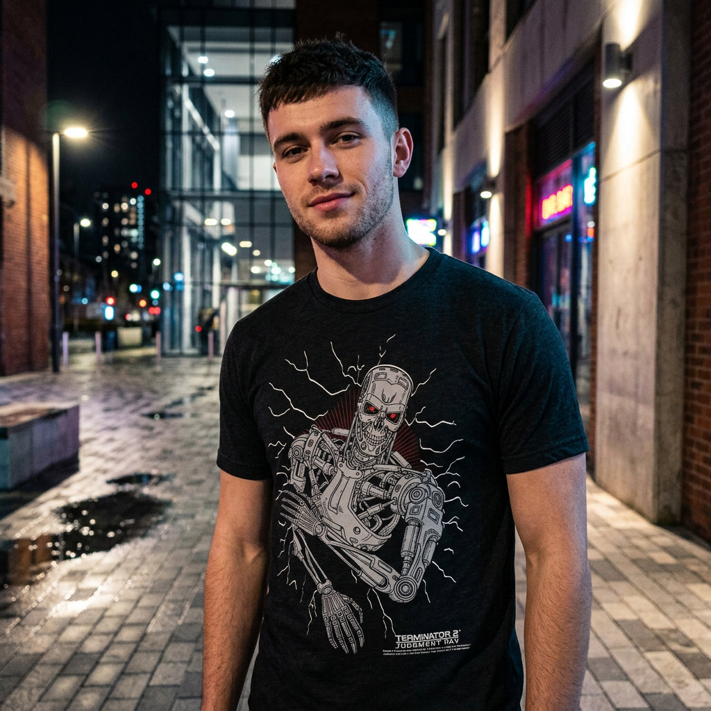 T 800 Bust Through Men's T Shirt