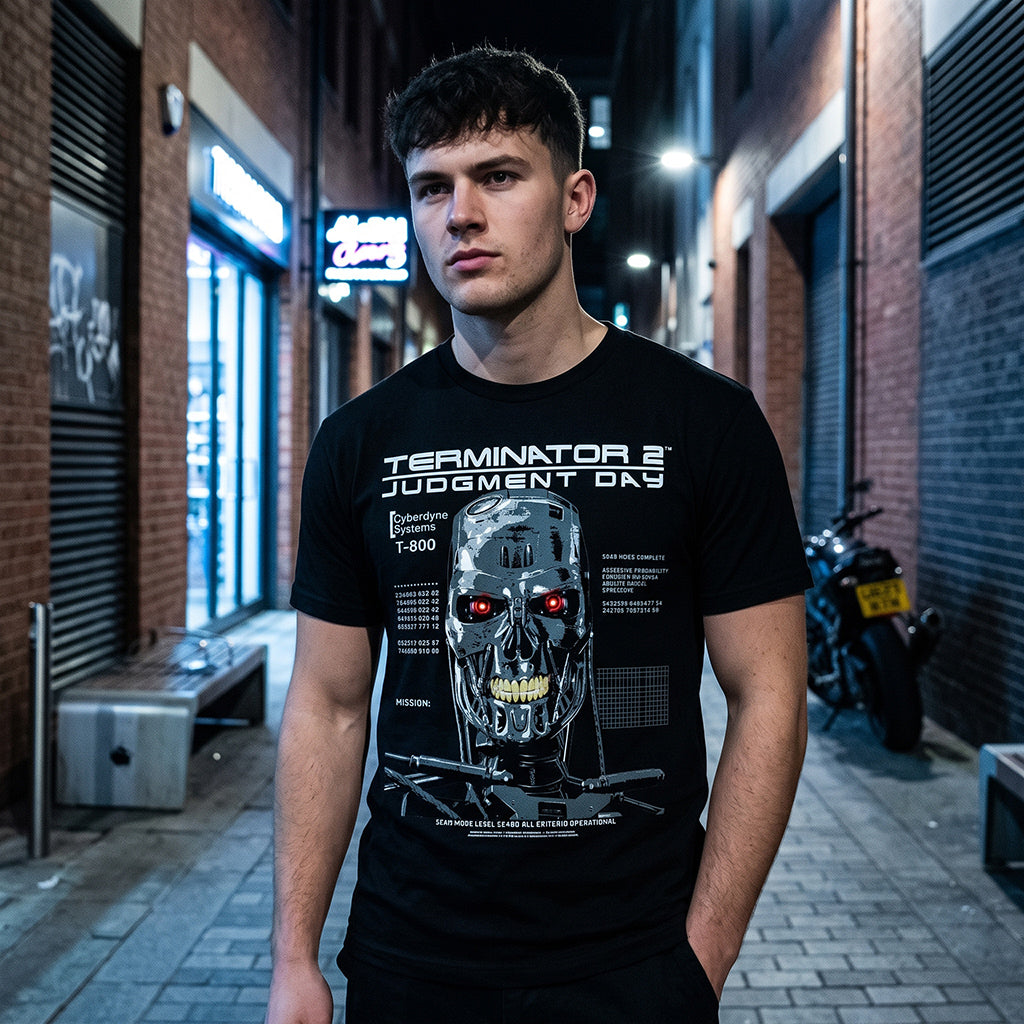 T 800 Endo Skull Men's T Shirt