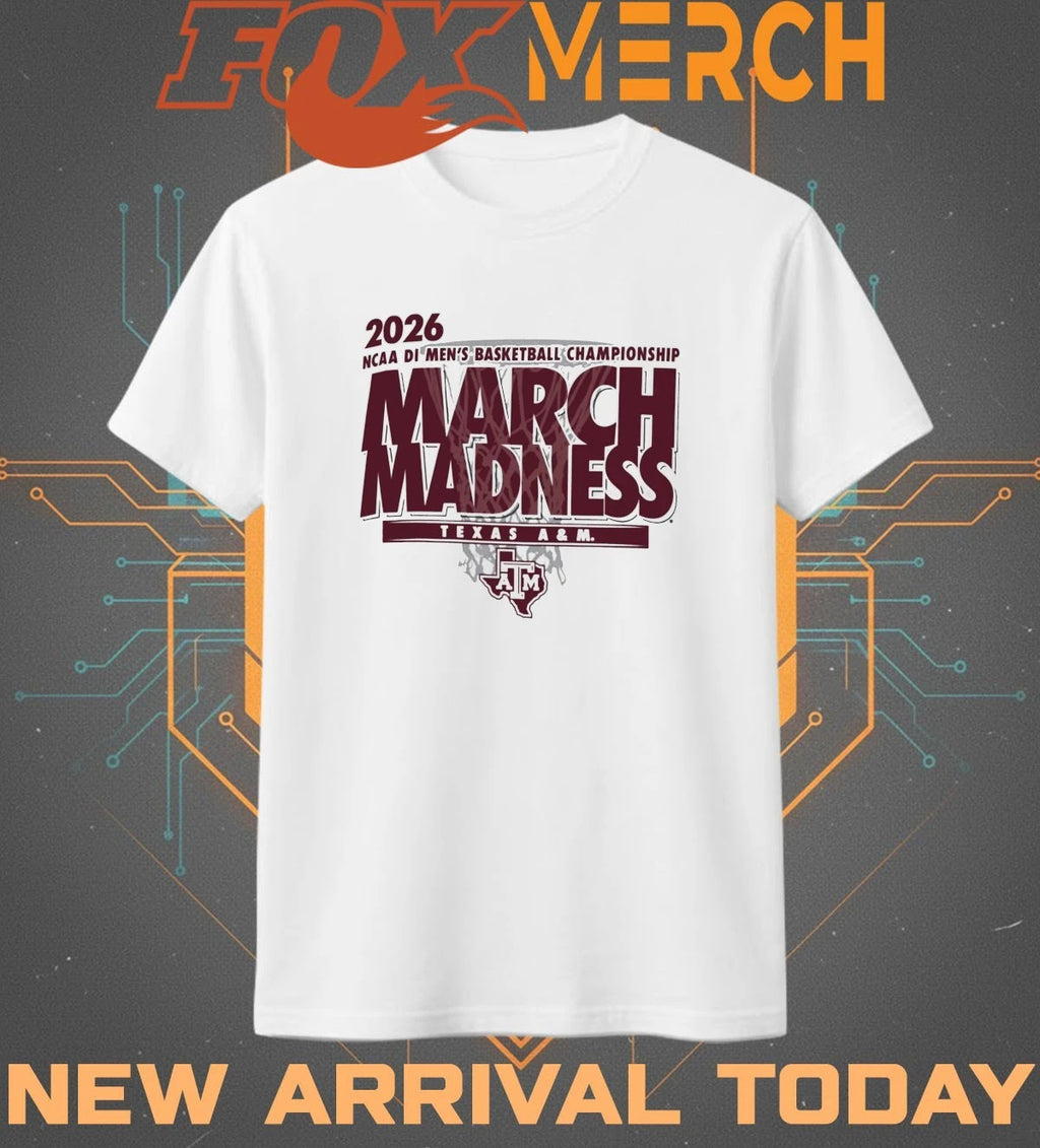 Texas A&amp;M Aggies 2026 NCAA DI Men’s Basketball Championship March Madness shirt