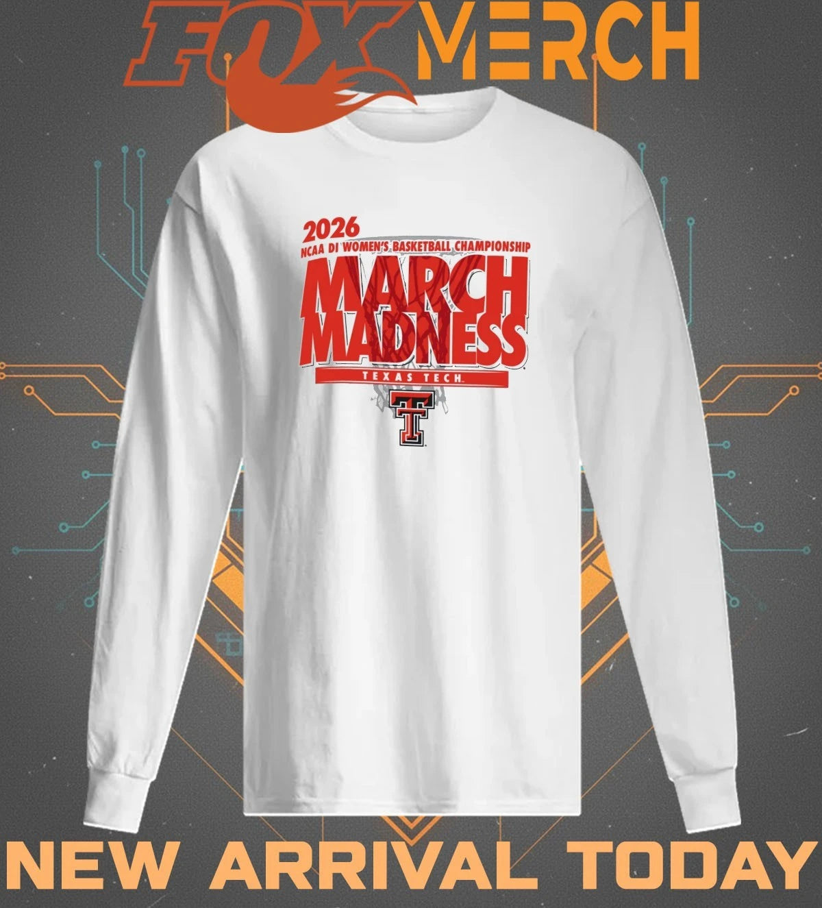 Texas Tech Red Raiders 2026 NCAA DI Women’s Basketball Championship March Madness shirt