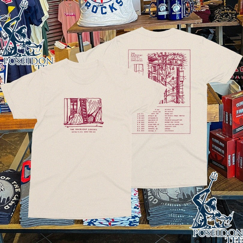 The Backseat Lovers Us Tour Summer 2023 T-shirt