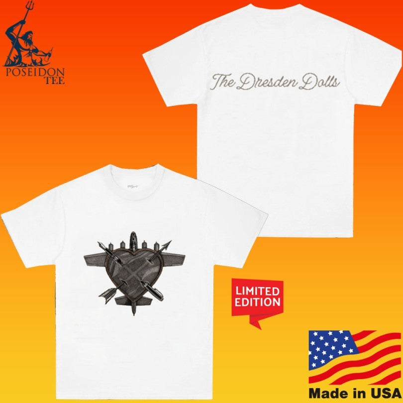 The Dresden Dolls Heart Plane T-shirt