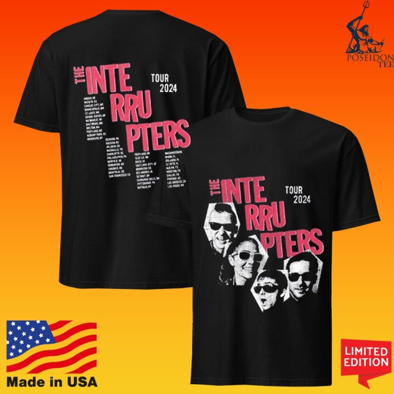 The Interrupters Photo Cutout 2024 Tour T-shirt