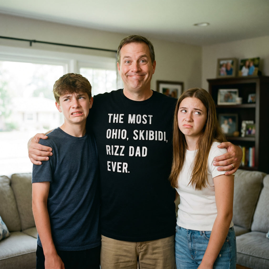 The Most Ohio Skibidi Rizz Dad Ever Men's T Shirt