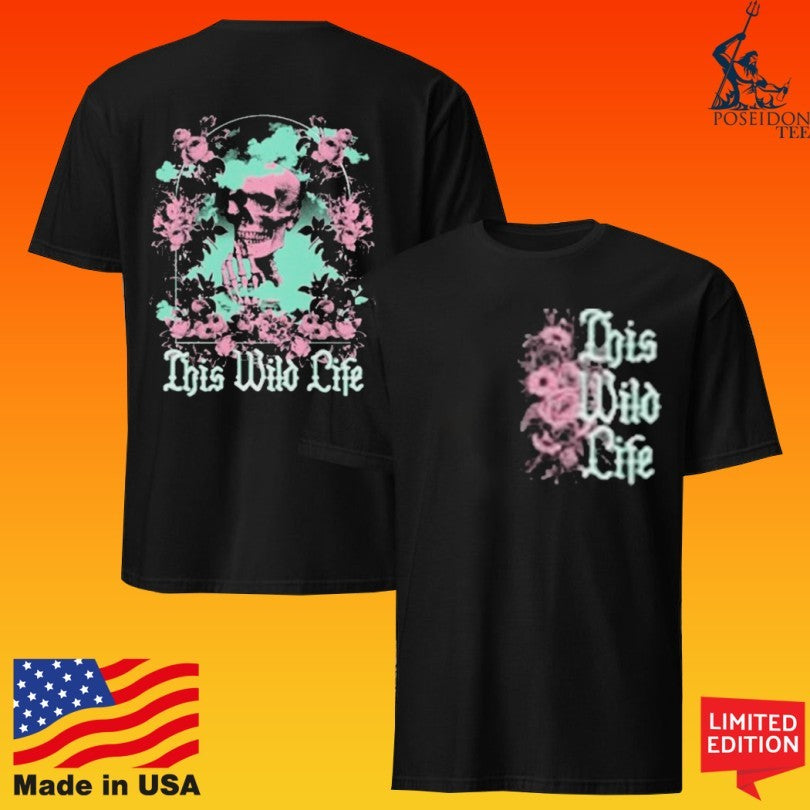 This Wild Life Floral Skeleton T-shirt
