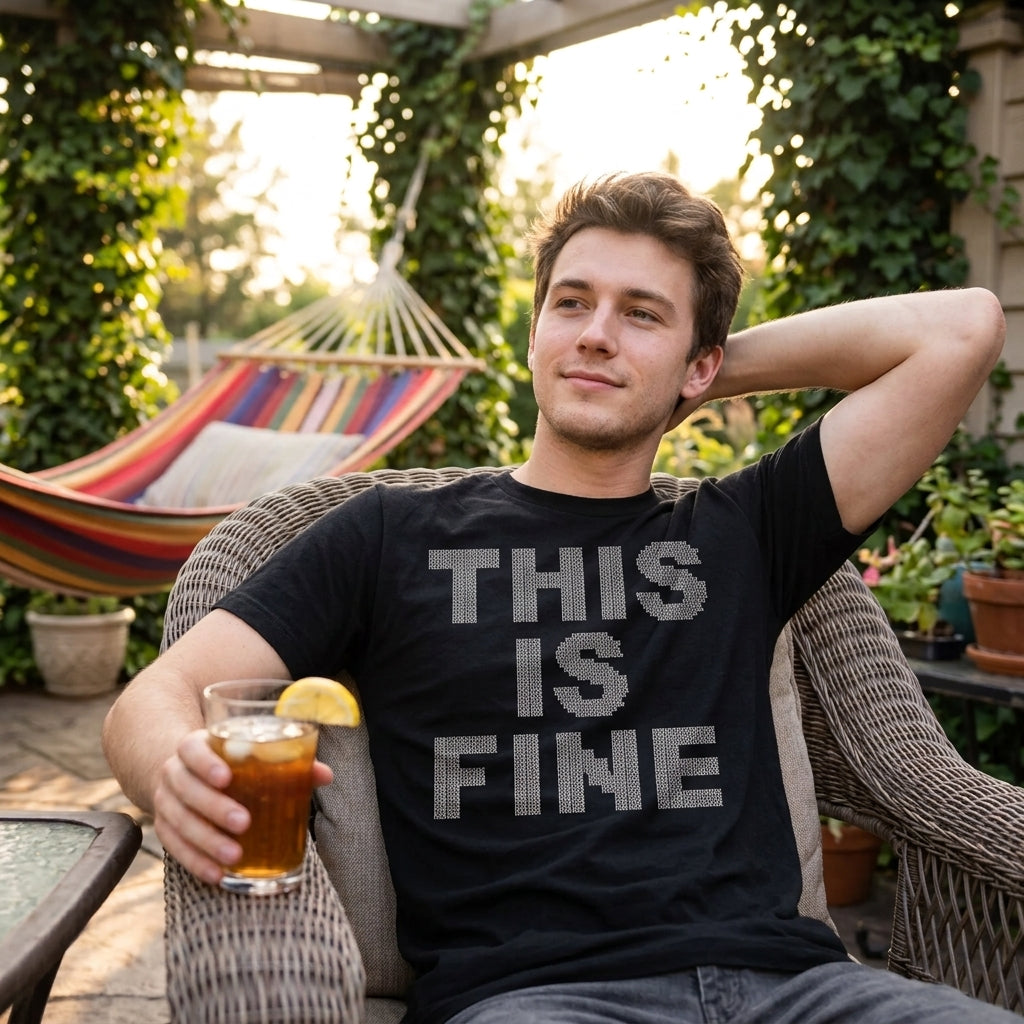 This Is Fine Tiny Fuck Men's T Shirt