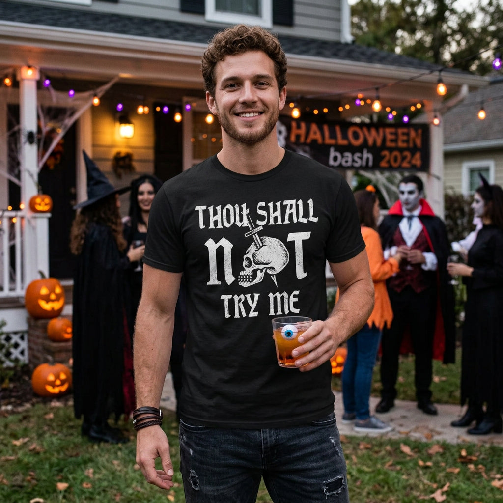 Thou Shall Not Try Me Men's T Shirt