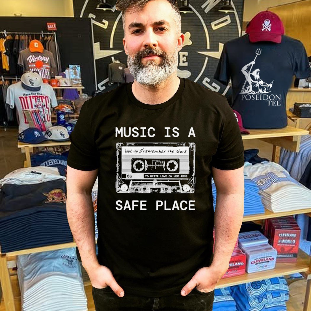 To Write Love On Her Arms Music Is A Safe Place Cassette T-shirt