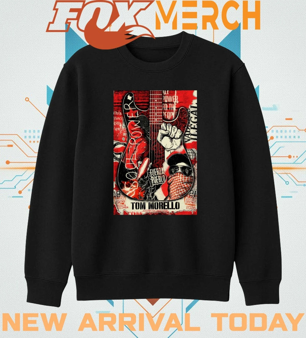 Tom Morello Mar 21 2026 Parque Simón Bolívar in Bogotá Colombia poster t-shirt