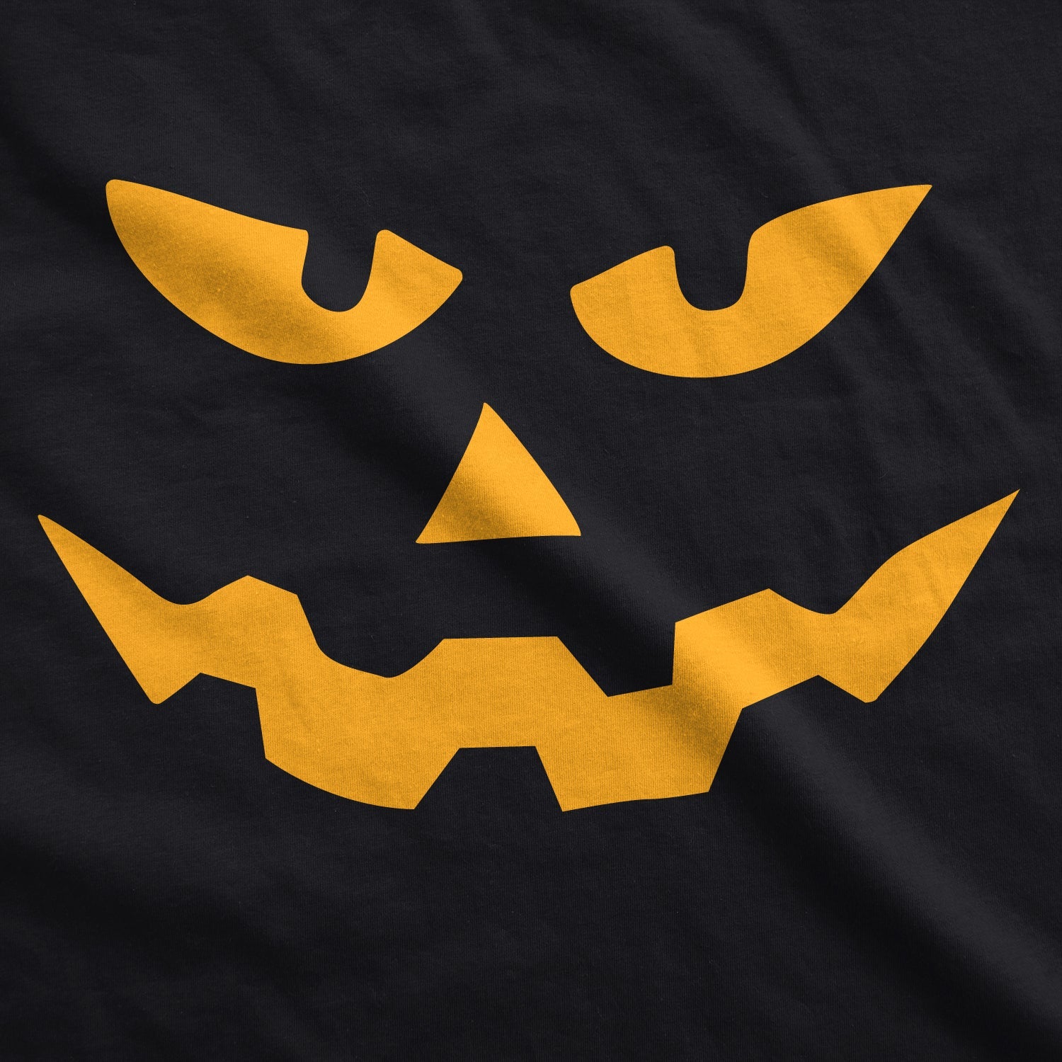 Triangle Nose Pumpkin Face Toddler T Shirt