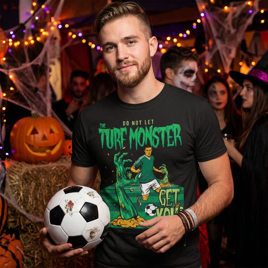 Do Not Let The Turf Monster Get You Soccer Men's T Shirt