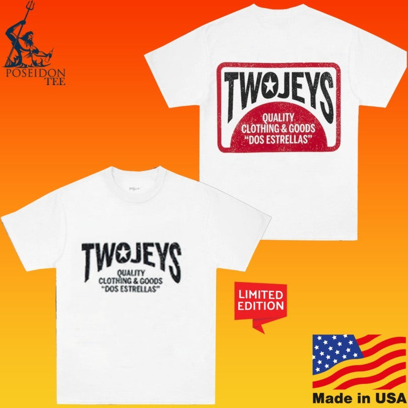 Twojeys Quality Clothing And Goods Dos Estrellas T-shirt