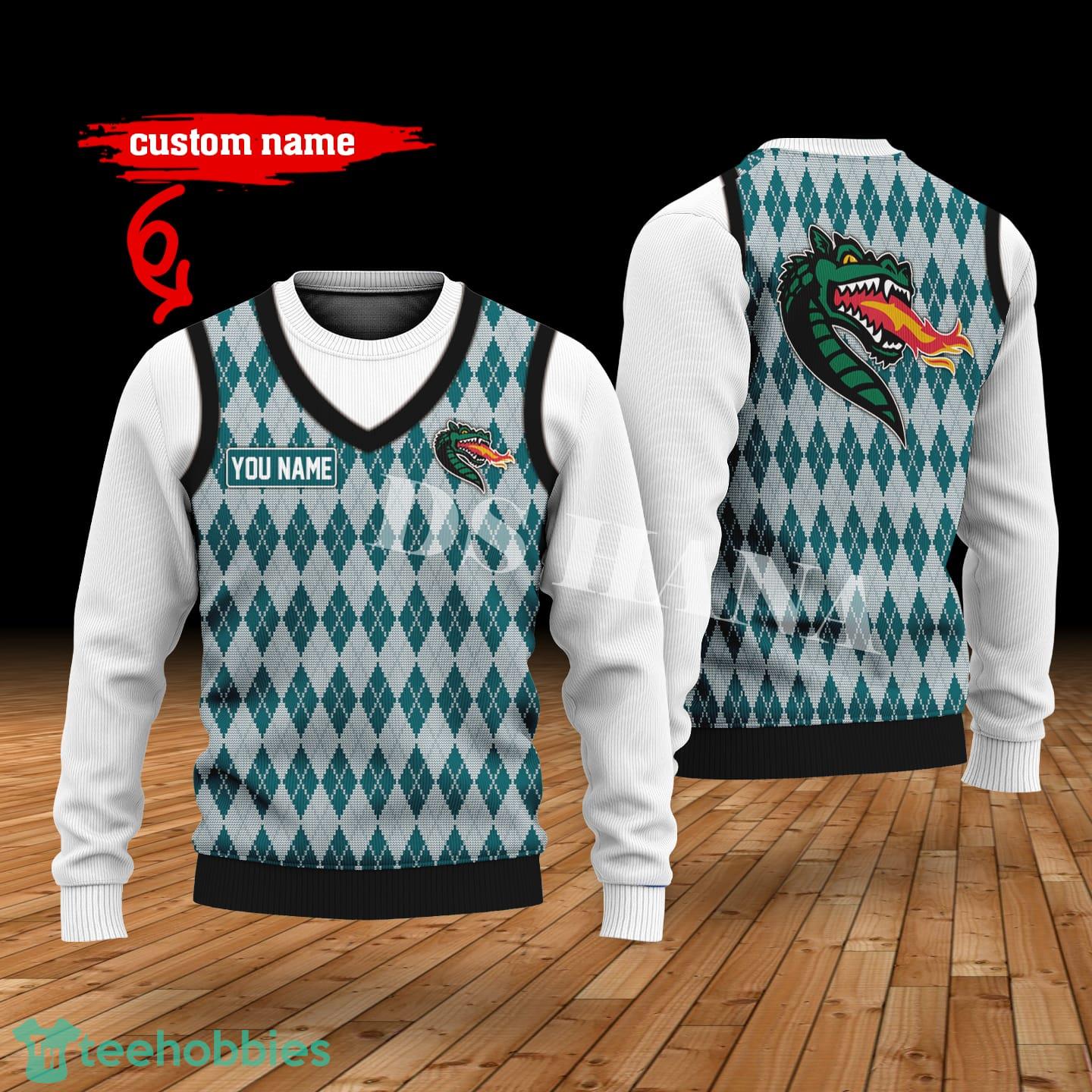 UAB Blazers Custom Name New Style SweaterGhile Style 3D Print Christmas Sweater