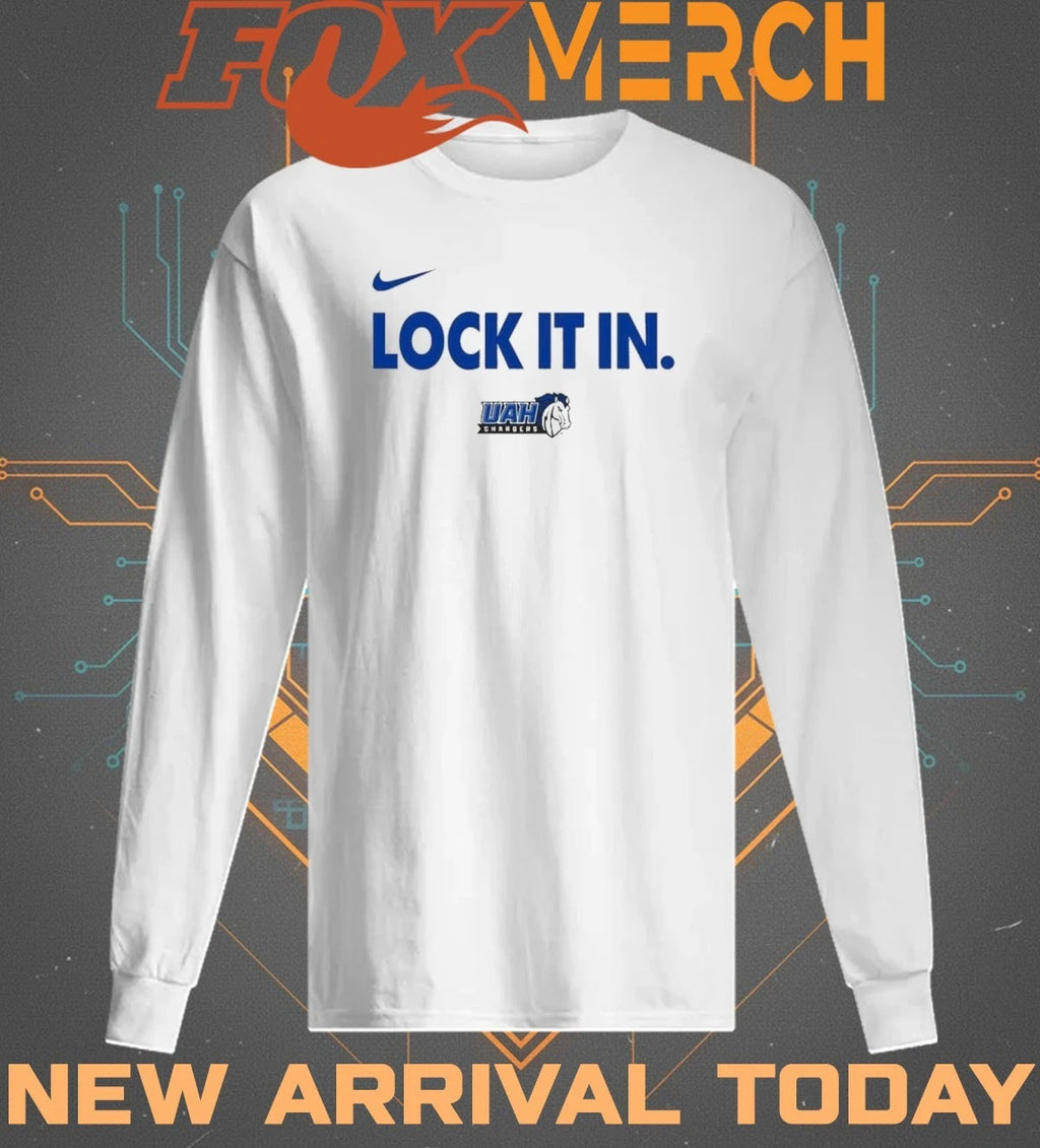 UAH Lock It In Basketball Postseason Bench t-shirt