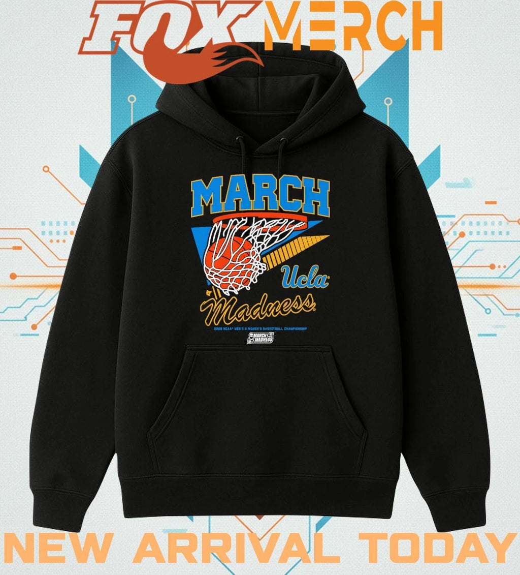 UCLA Bruins MBB &amp; WBB 2026 March Madness Retro Swish t-shirt