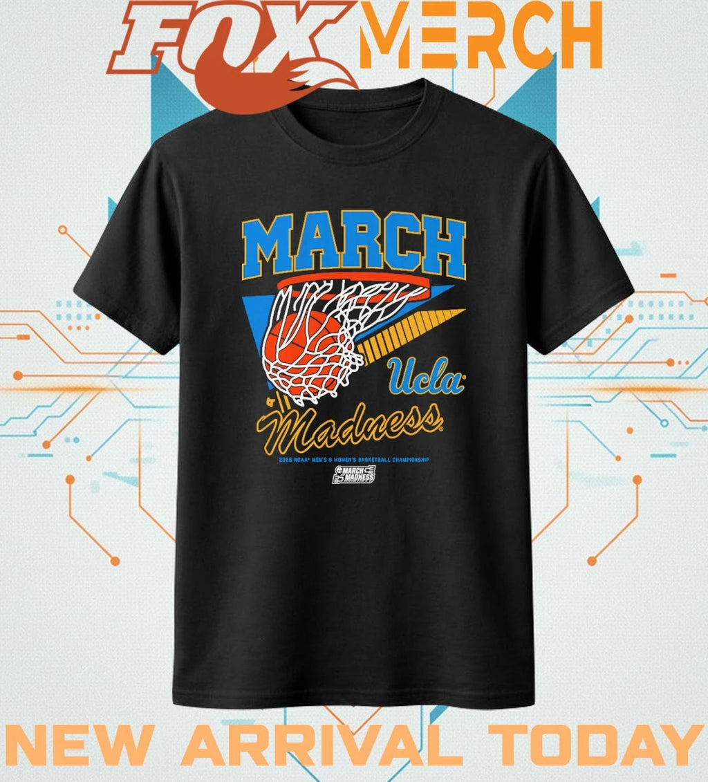 UCLA Bruins MBB &amp; WBB 2026 March Madness Retro Swish t-shirt