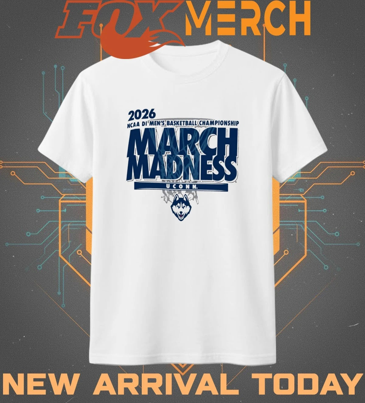 Uconn Huskies 2026 NCAA DI Men’s Basketball Championship March Madness shirt