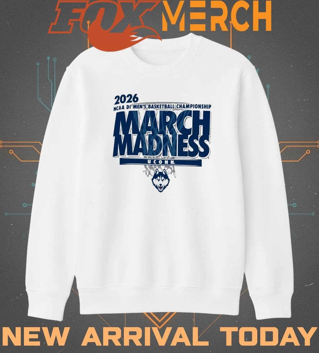 Uconn Huskies 2026 NCAA DI Men’s Basketball Championship March Madness shirt