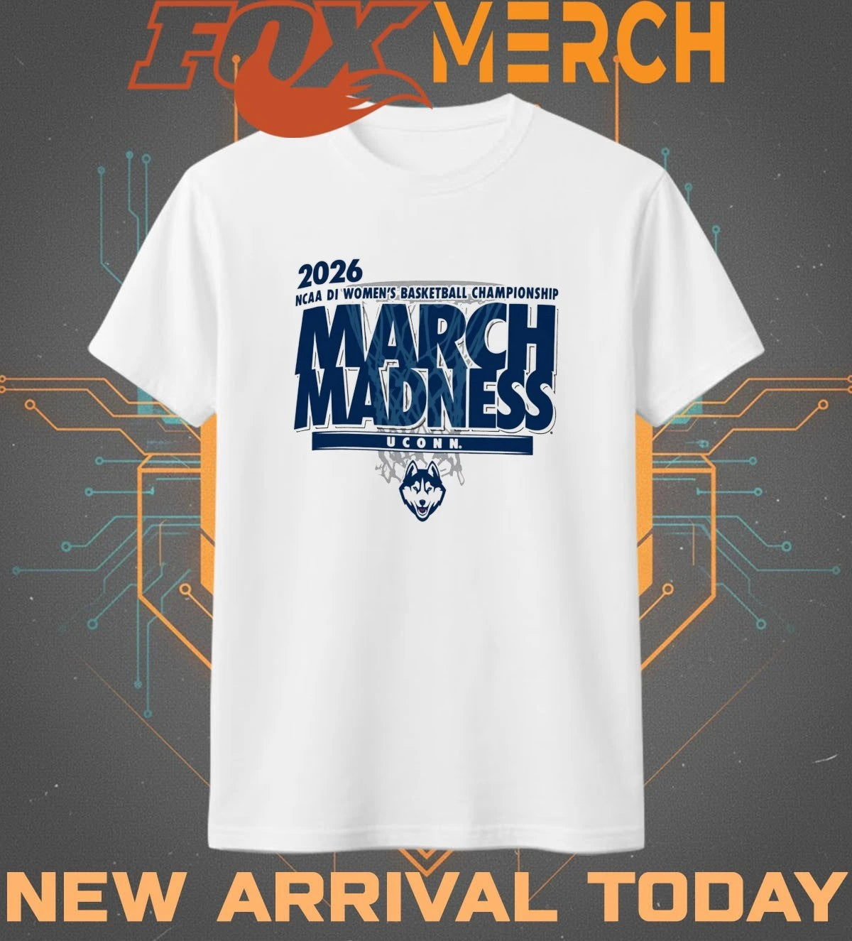 Uconn Huskies 2026 NCAA DI Women’s Basketball Championship March Madness shirt