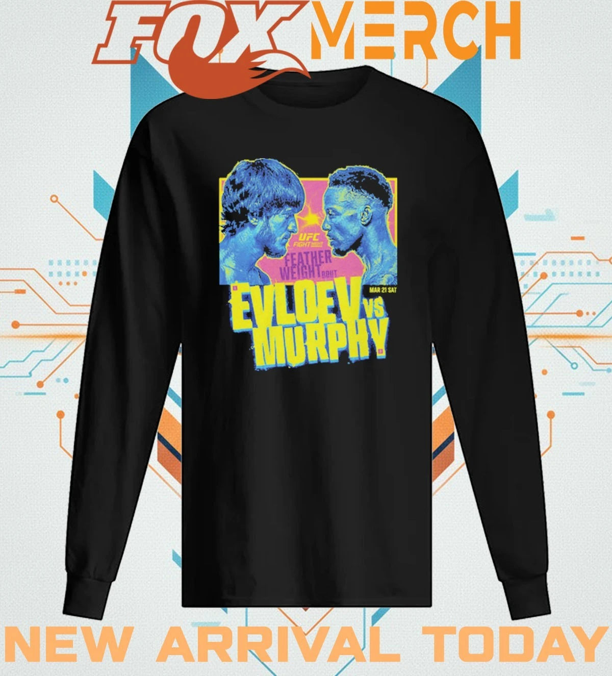 UFC Fight Night 2026 Evloev vs. Murphy Match Up t-shirt