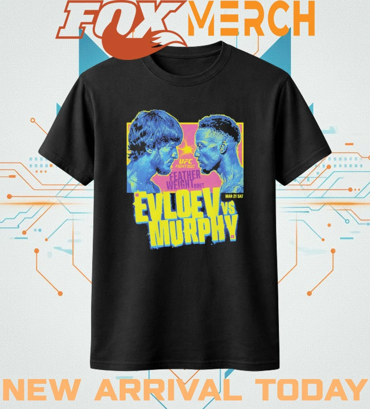 UFC Fight Night 2026 Evloev vs. Murphy Match Up t-shirt