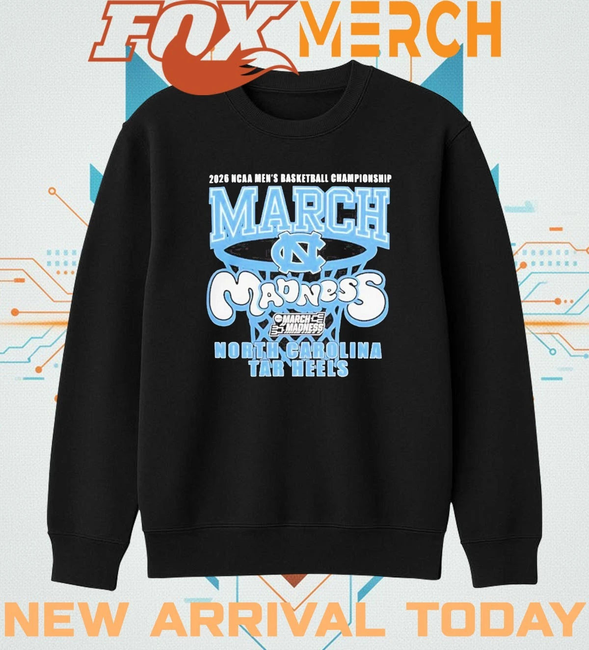 UNC Tar Heels 2026 NCAA Men’s Basketball Championship March Madness t-shirt