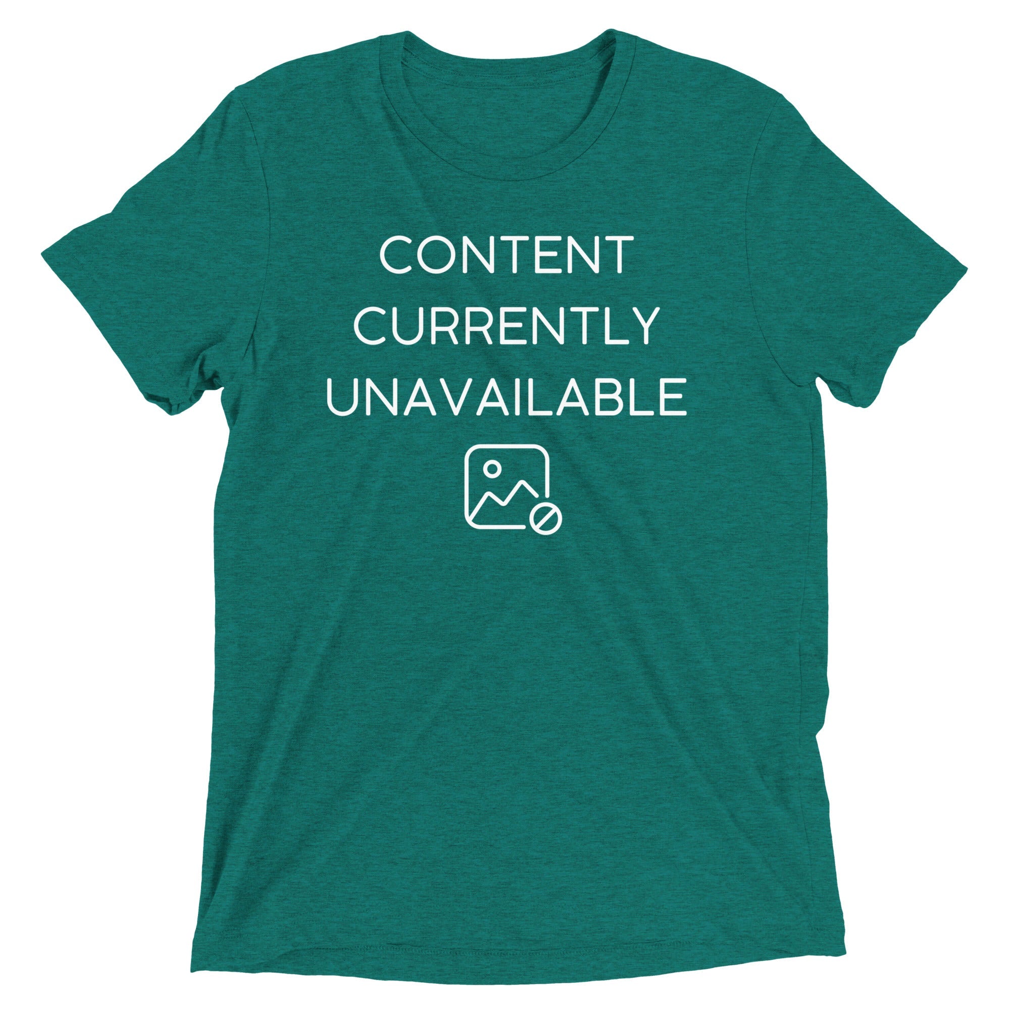 Content Currently Unavailable Men's Tri-Blend Tee