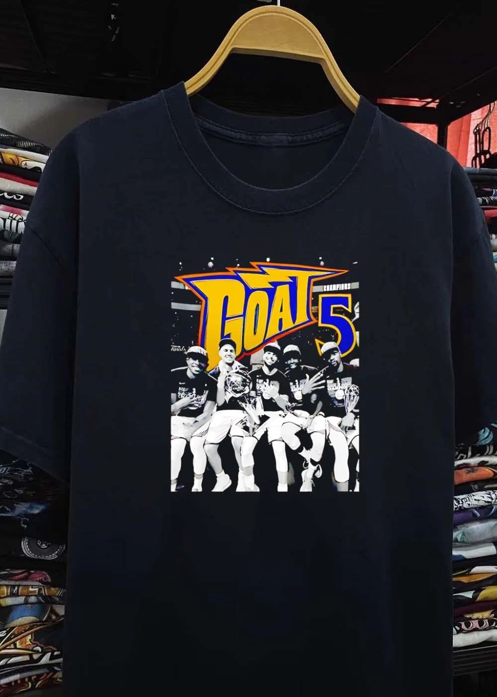 Golden State Warriors 2017 NBA Champions GOAT 5 T-Shirt