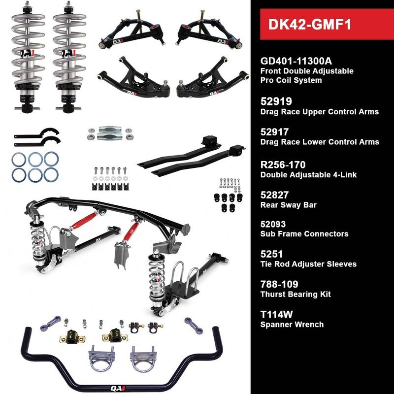 QA1 DK42-GMF1 Drag Kit Level 2 GM F-Body 1967-69