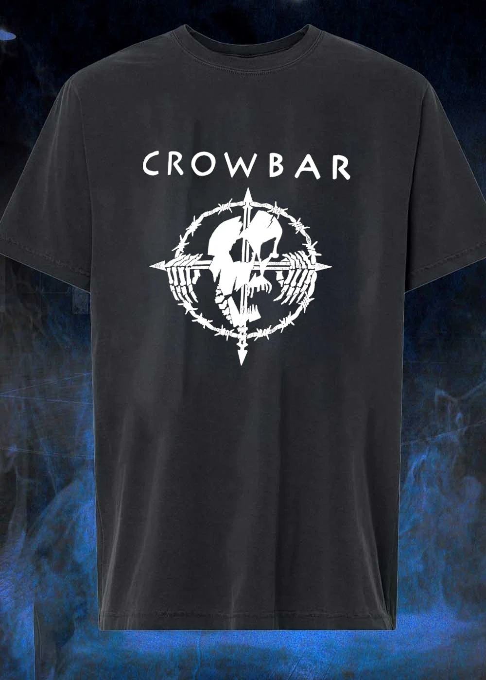 Crowbar Barbed Wire Skull Arrow shirt