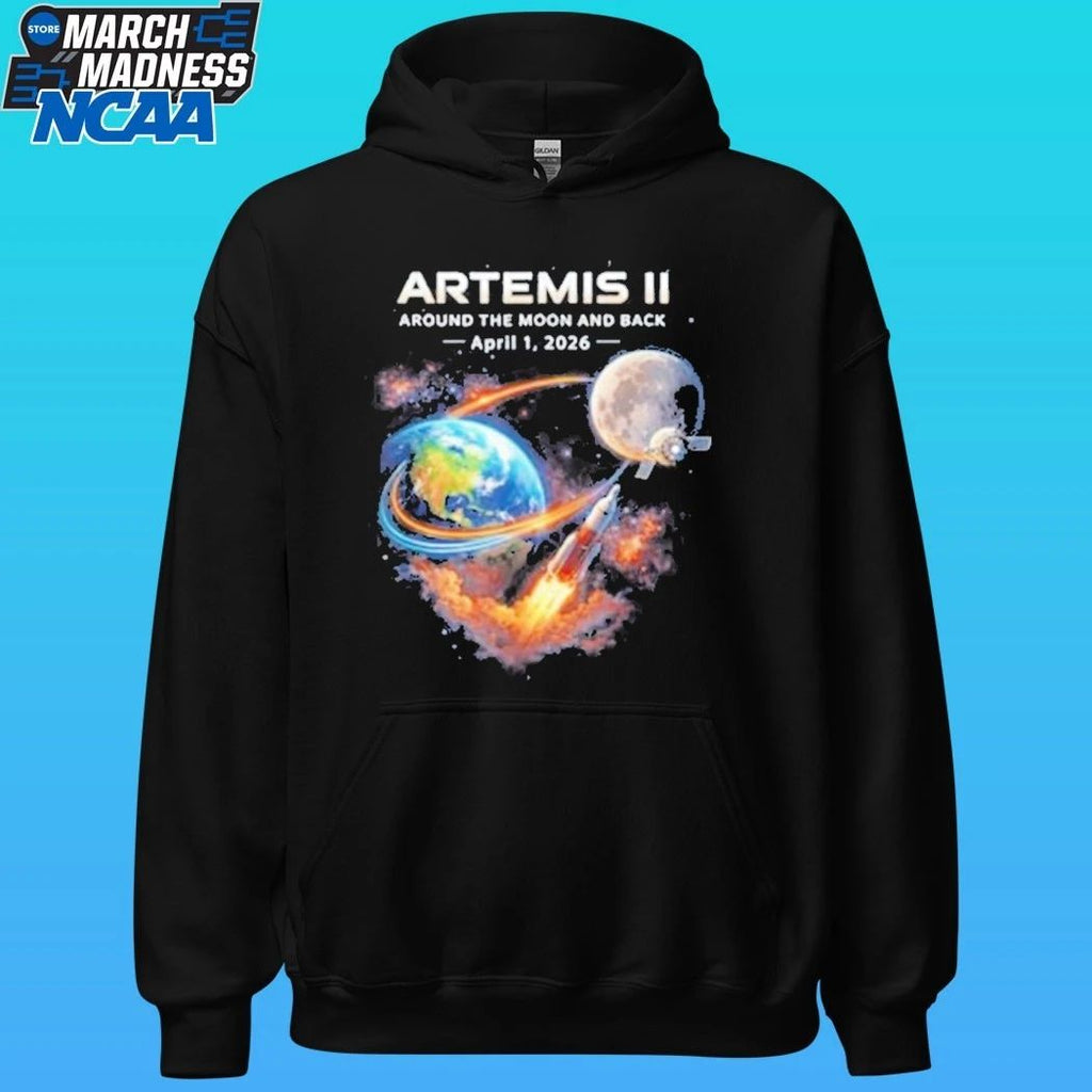 Artemis Ii Rocket Space Launch Back To The Moon Mission 2026 Shirt