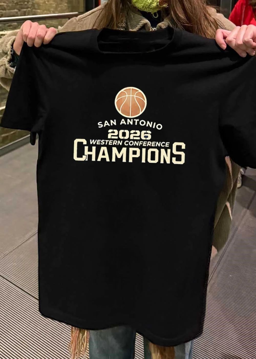 San Antonio 2026 Western Conference Champions Basketball T-Shirt