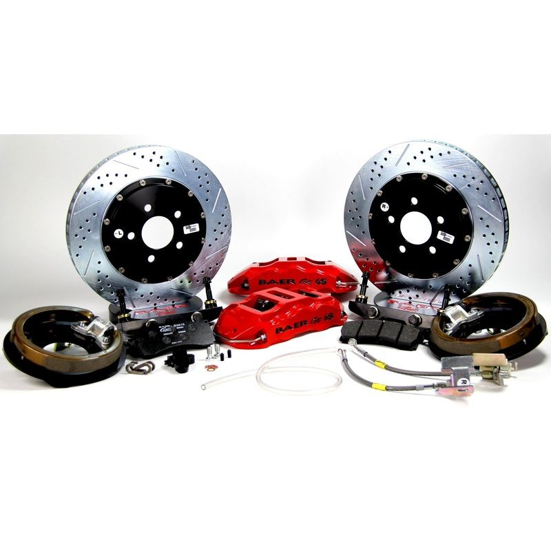 Baer Brakes 14″ Extreme+ Rear Brake Kit, Hugger Orange, SDZ