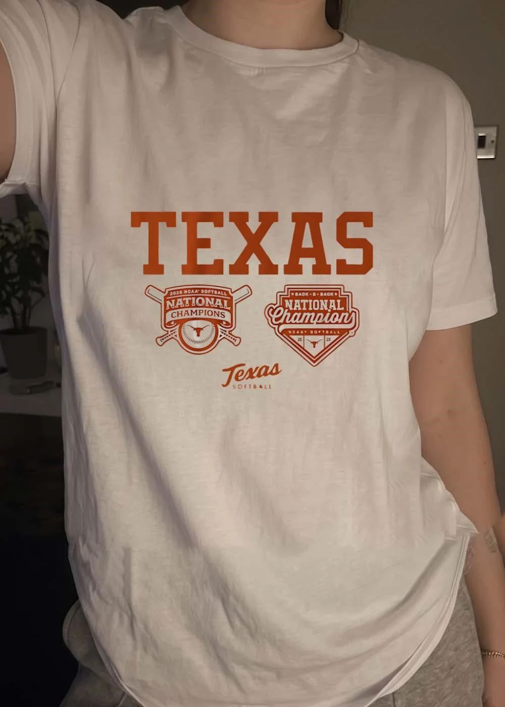 Texas Longhorns National Champions Softball Logo shirt