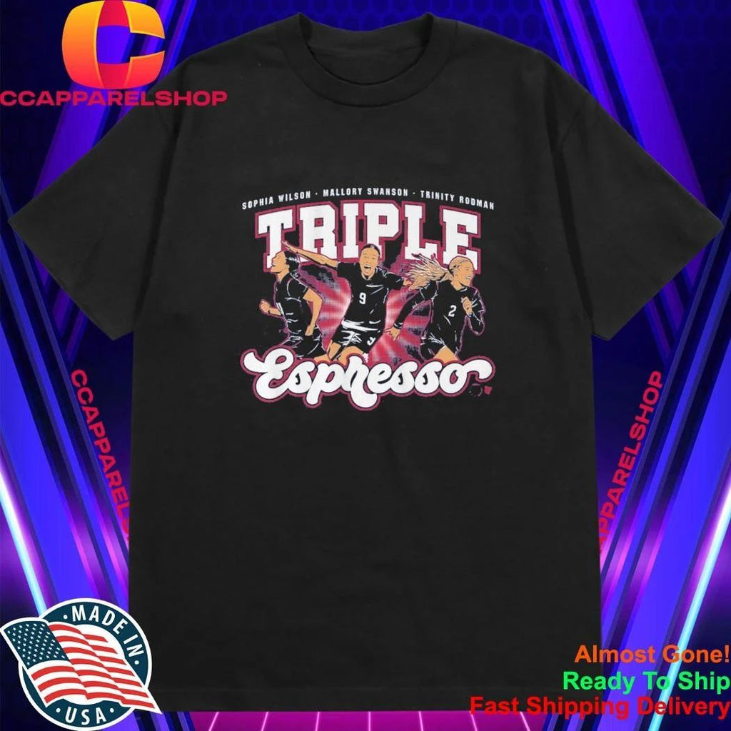 Mallory Swanson, Trinity Rodman, And Sophia Wilson Triple Espresso 2026-27 Shirt