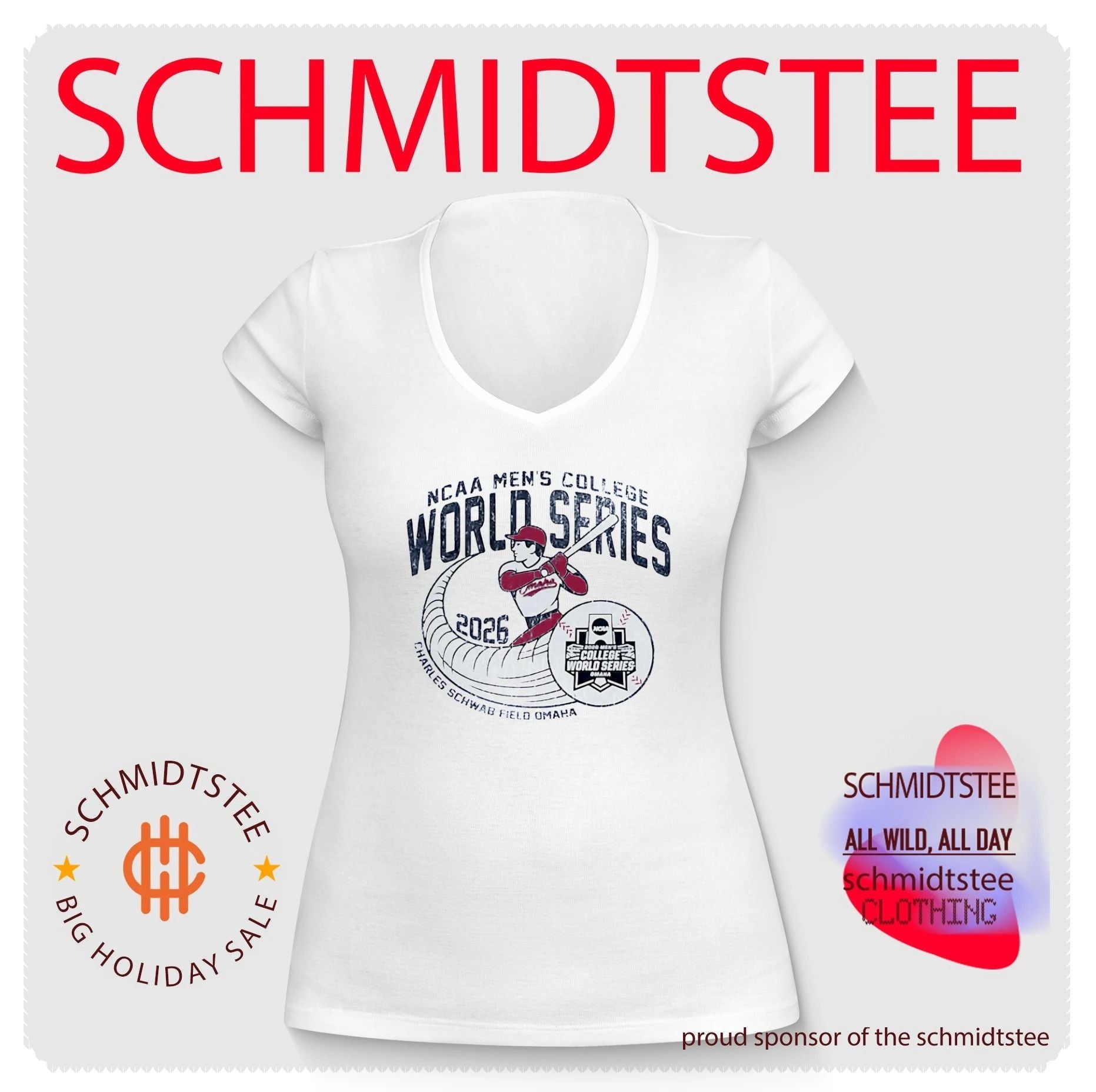 2026 Men’s College World Series mascot shirt