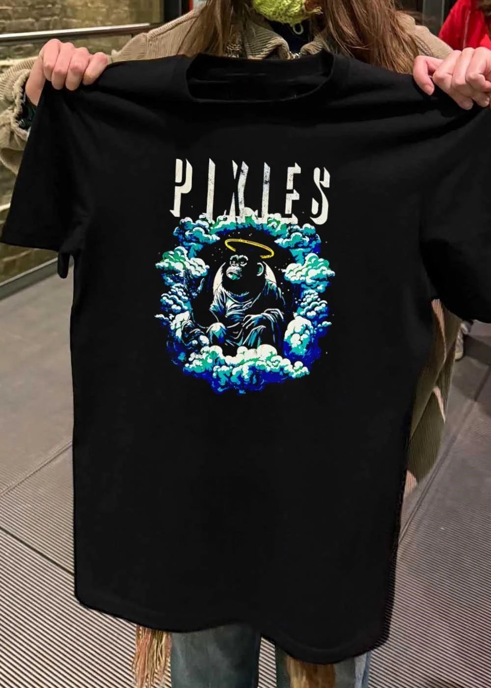 Pixies Haloed Chimp In Clouds Vinyl Record T-Shirt