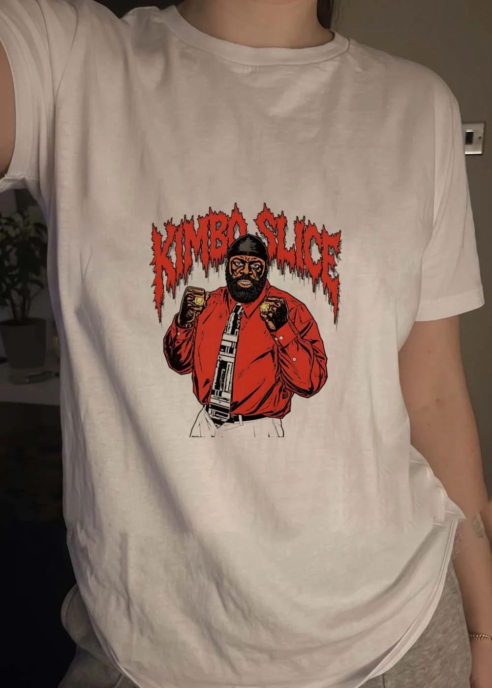Kimbo Slice MMA Street Fighter Legend Dripping Logo Iconic 2026 Tribute Shirt