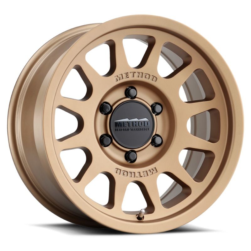 Method MR703 17×8.5 +35mm Offset 6×5.5 106.25mm CB Method Bronze Wheel