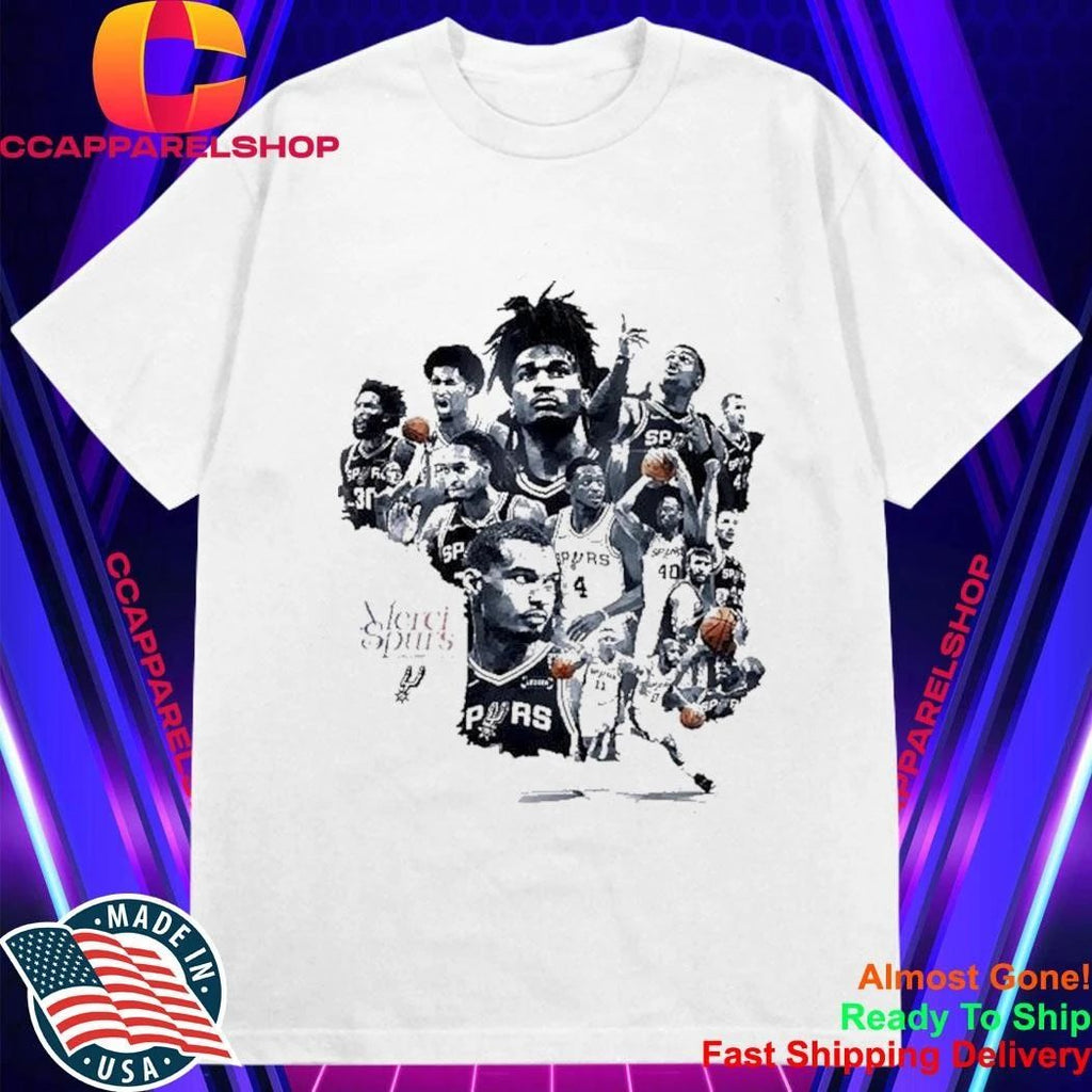 Merci Les Spurs Victor Wembanyama San Antonio NBA 2026 Shirt