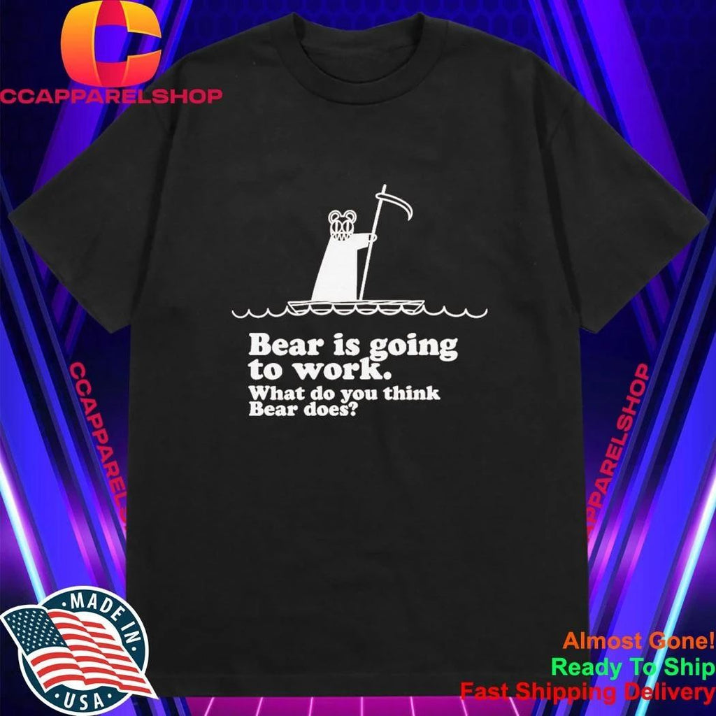 Jason Bateman NBA 2026 Finals Game 3 Radiohead Bear Is Going To Work Shirt