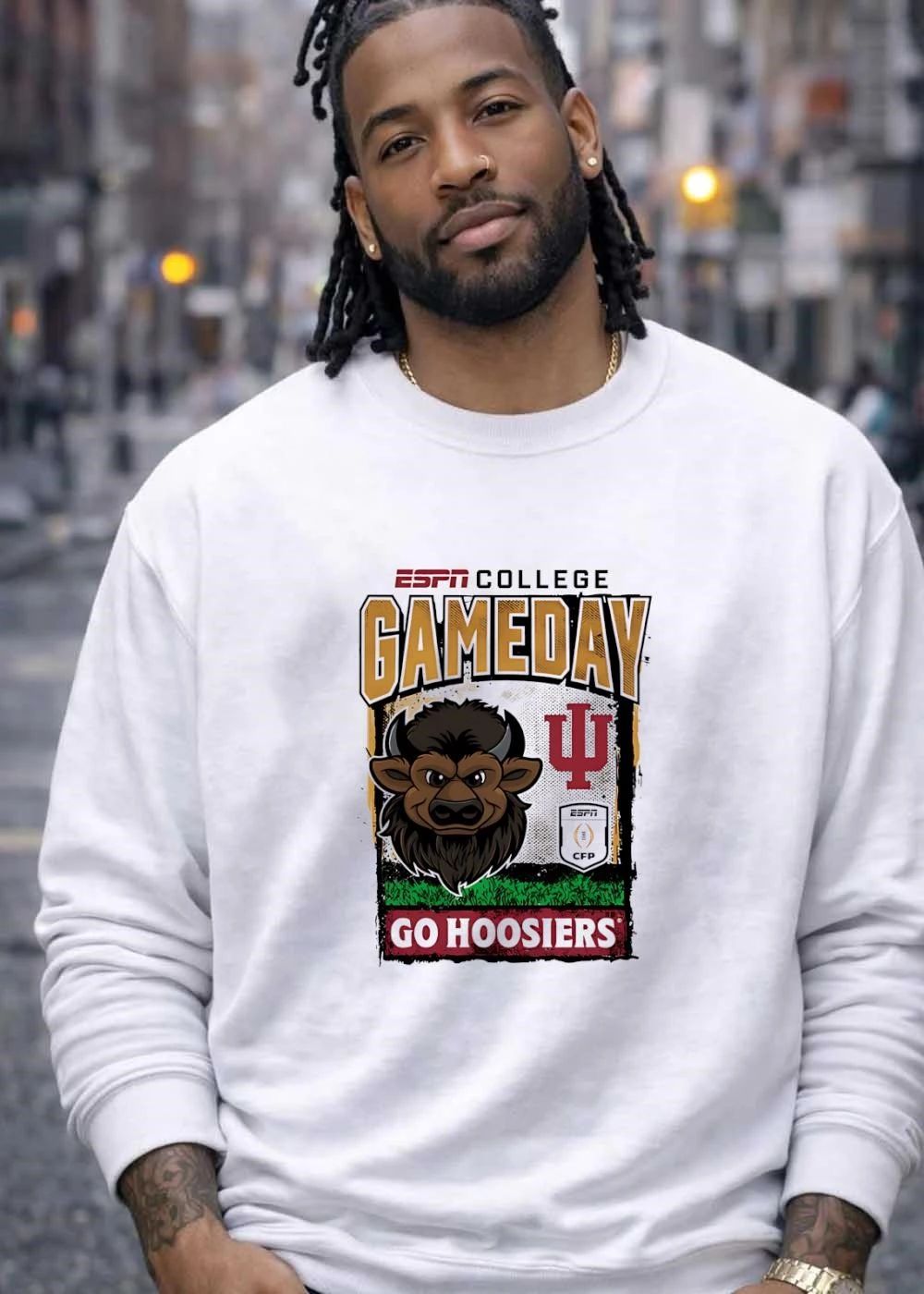 ESPN College Gameday IU Buffalo Football Go Hoosiers T-Shirt
